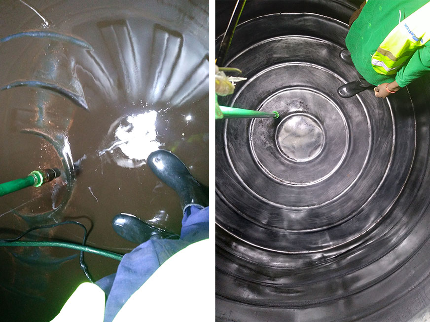 Before & After—Tank Cleaning
